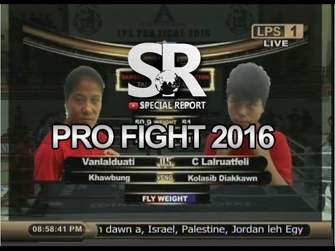 SR : LPS PRO Fight 2016, Women | Fly Weight | Vanlalduati vs C Lalruatfeli