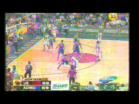 UAAP 72 Finals Game 1 (Ateneo vs  UE) Rabeh Al-Hussaini Scores on Paul Lee's Botched Plays, 10-1-09