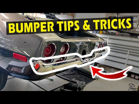 Tips & Tricks! 1970-1973 Camaro Rear Bumper Install