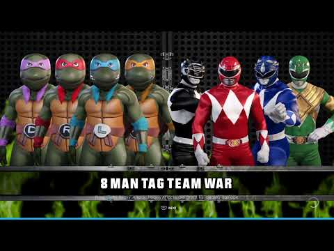 WWE 2K22 Power Rangers vs Tmnt Part 2