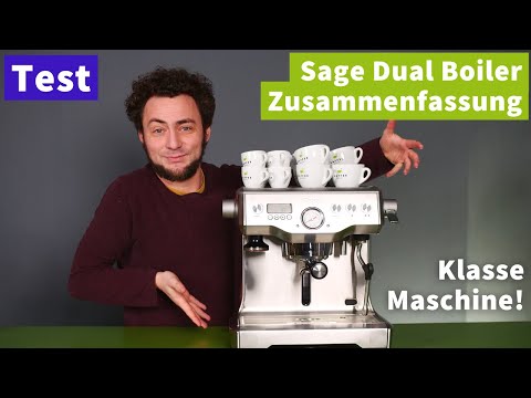 Sage Dual Boiler Espressomaschine im Test - Zusammenfassung
