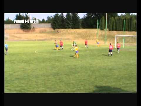 Skrót meczu Pogoń Lwówek - Grom Plewiska 1:1