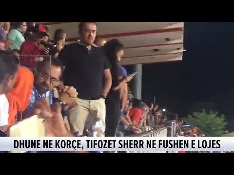 Policia private dështon në Korcë, dhunë në stadium mes tifozëve
