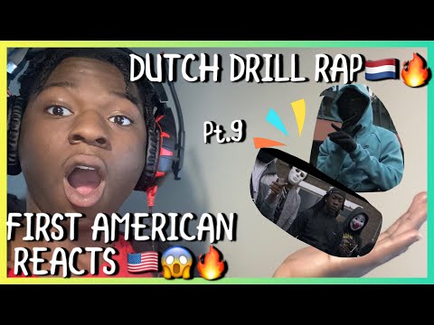 FIRST AMERICAN REACTS to DUTCH DRILL RAP! Pt.9(Ft. DV,  #KSB Karma K, & MORE)