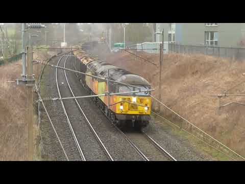 56113/56078 6J37 Carlisle Yard - Chirk logs, 9th - 10th March 2023