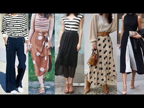 CASUALES COMODOS y ELEGANTES CONJUNTOS Y COMBINACIONES CON ROPA DE MODA 2024 DE ESTILO ELEGANTE