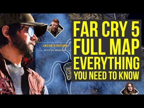 Far Cry 5 Gameplay FULL MAP Shown & Explained (Far Cry 5 map - Farcry5 - Farcry 5 - Far Cry 5 News)