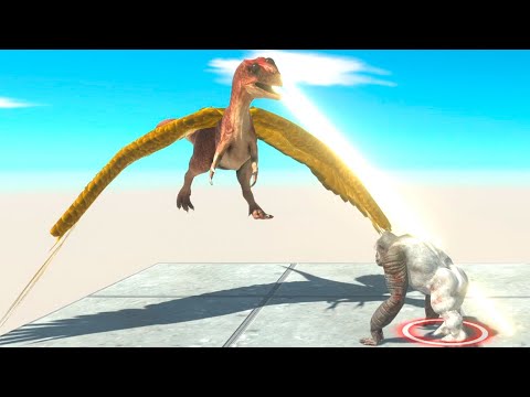 FLYING Allosaurus vs EVERY UNIT - Animal Revolt Battle Simulator