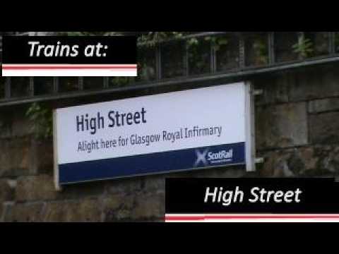 Trains at High Street 01/07/2016