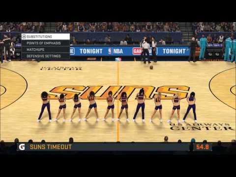 NBA 2K15 MyLeague - Charlotte Hornets vs Phoenix Suns Full Game (Xbox One)