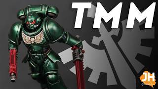 Using Vallejo TRUE METALLIC METAL to paint Dark Angels | TMM 01