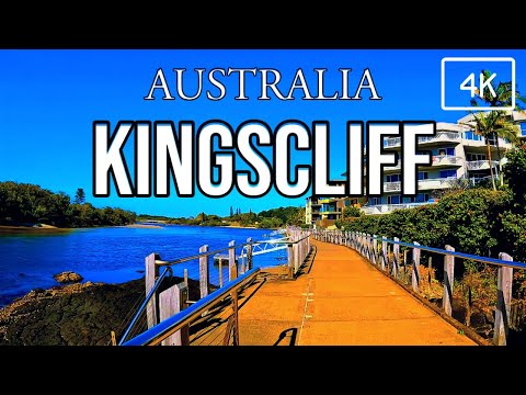 4K Walk pt1 | Kingscliff to Cudgen Creek Beach | Kingscliff | Tweed Coast | RELAXING