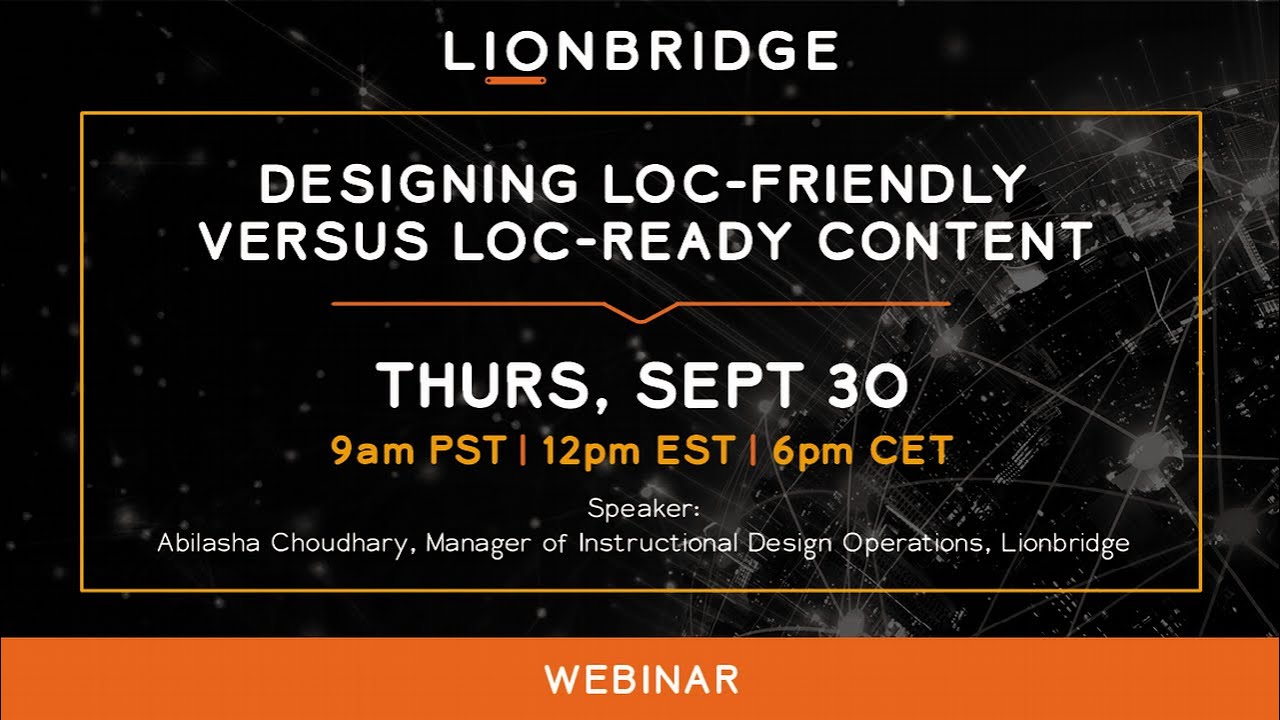 Designing Localization-friendly Versus Localization-ready Content