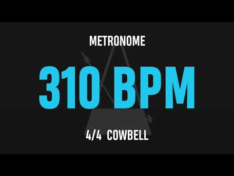 310 BPM 4/4 - Best Metronome (Cowbell)