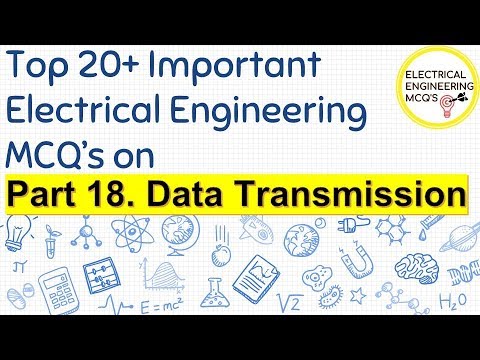 Top 20+  Important Electrical MCQ | Part.18 Data Transmission | BMC Sub Engineer Video