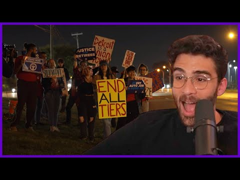 HasanAbi Reacts to UAW Striking Against Greedy CEOs