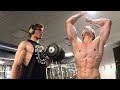 INSANE ARM DAY, Biceps & Triceps Workout Gymshark Style! | Workout Vlog + Flexing Update