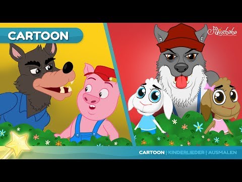Drei Kleine Schweinchen & Der Wolf und die sieben jungen Geißlein Märchen | Gutenachtgeschichte