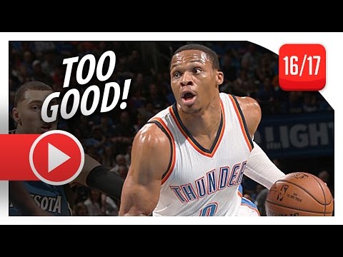 Russell Westbrook Full Highlights vs Timberwolves (2016.11.05) - 28 Pts, 8 Ast, 6 Reb in 3 Qtrs