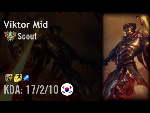 Viktor Mid vs Zed - Scout - KR Challenger Patch 6.14