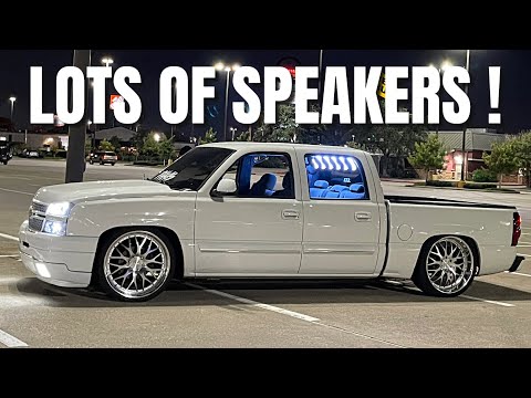 MY CREW CAB GETS A LOUD SOUND SYSTEM !