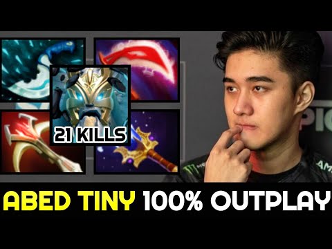 ABED Tiny 100% Outplay with Scepter + Daedalus Build 7.27 Dota 2