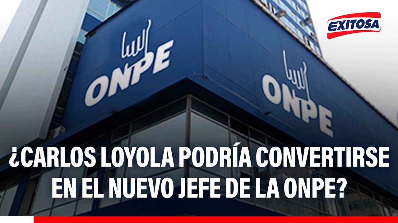 🔴🔵 ¿Carlos Loyola podría convertirse en el nuevo jefe de la ONPE?