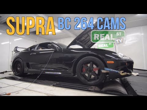Black Supra MK4 with BC 264 Cams Tuned at Real Street!