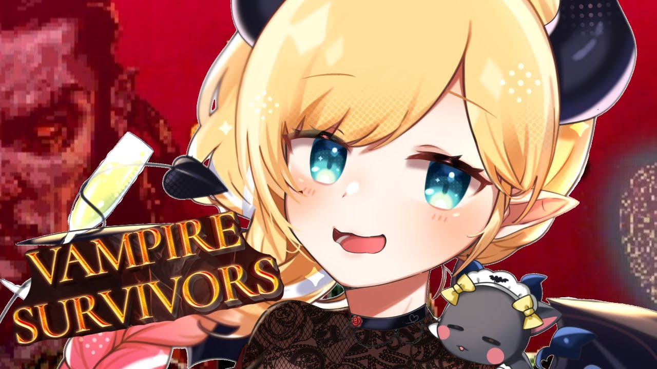 【Vampire Survivors】悪魔が挑む！寝起きクリア目指す！⚡【ホロライブ/癒月ちょこ】