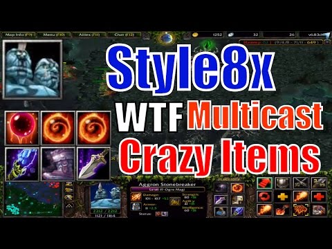 DotA 1 Ogre Magi Super Ganker WTF Multicast-DotA 6.83d Style8x