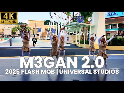 M3GAN 2.0 Flash Mob Stuns Universal Studios Singapore! FULL Performance 2025 [4K]