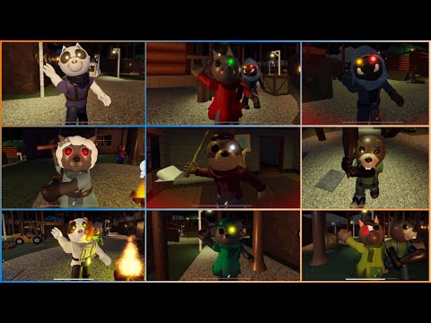 Piggy: The Insane Series Reloaded Chapter 4 - Forest All Jumpscares.