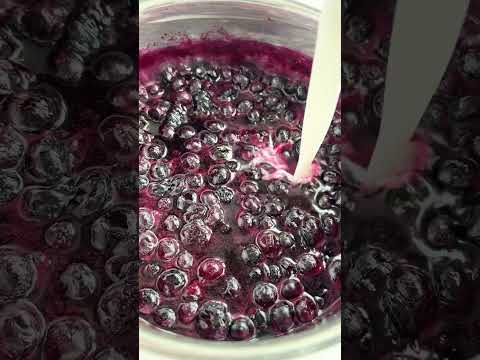 Blueberry filling! #blueberry #blueberries
