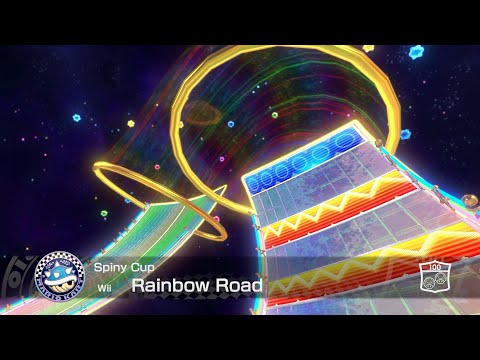 Wii Rainbow Road - 100cc Grand Prix || Mario Kart 8 Deluxe + Booster Course Pass