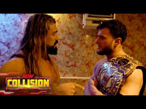 EXCLUSIVE FOOTAGE: AEW World Champion MJF & Andrade get in HEATED confrontation!