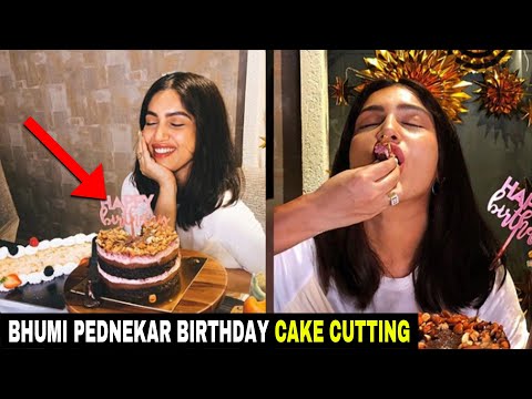 Bhumi Pednekar's Birthday Celebration Cake Cutting At Home With Family During Lockdown.