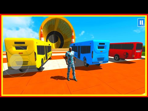 Bus Stunt Simulator - Bus Game 3D Bus Mega Ramp Driver Amazing Android Gameplay[3]🔥
