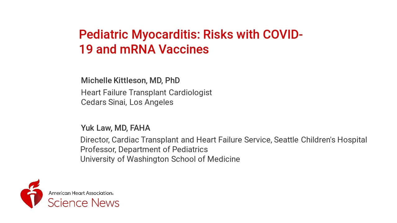 Risks of  Myocarditis in Children with COVID-19 and mRNA Vaccines
