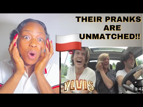 Reaction To Ylvis - Electric Car With a Train Horn Prank 🇳🇴