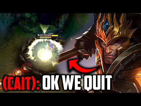 JARVAN MAKES EVERYONE FF 15 💪😈 (LOW ELO STOMP MACHINE👌) - League of Legends