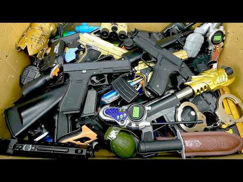 Open the Box! Glock 17, MP5K, Desert Eagle Gold, USP Silencer, Tactical Knife & Hacker Blade Set!