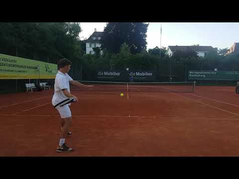 Dominik & Sascha Tennis Practice #1