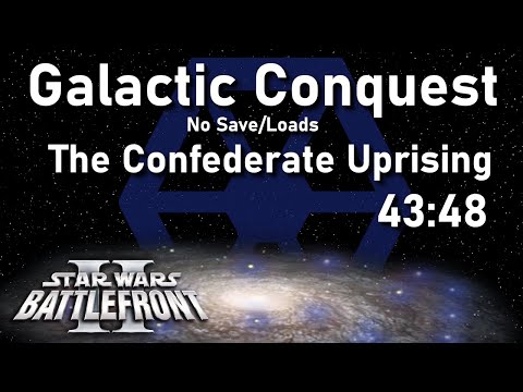 [PB] Star Wars Battlefront II (2005) Speedrun - Galactic Conquest - No Save/Loads - CIS in 43:48