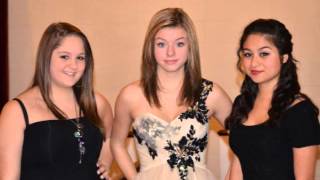 Trio singing "O Holy Night"