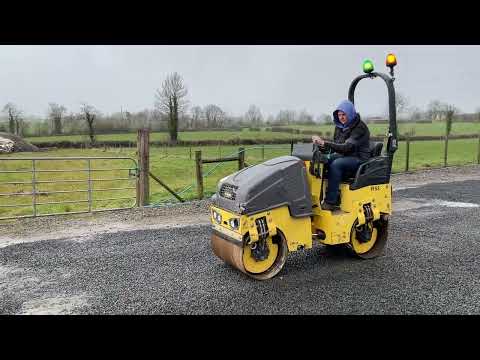 BOMAG BW80AD-5 DIESEL DOUBLE DRUM RIDE ON ROLLER - Image 2