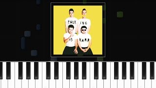 WALK THE MOON -  "Different Colors" Piano Tutorial  - Cover - How to play - Synthesia