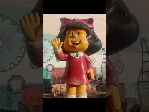 San Martin y Mafalda el #debate #histórico #sanmartín #mafalda #mendoza #argentina  #ia