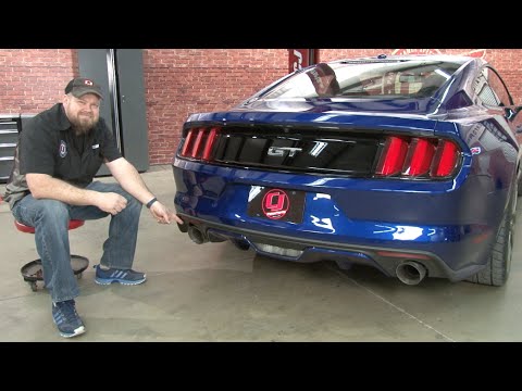 2015-2017 Mustang GT MBRP 3" Aluminized Street Series Cat-Back Installation