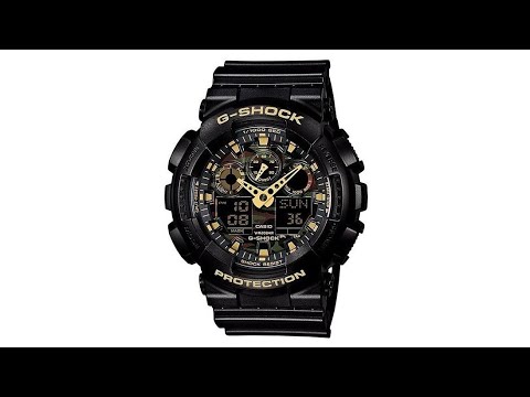 CASIO G-Shock Men Black Analogue and Digital Watch G519 GA-100CF-1A9DR || Unboxing ||