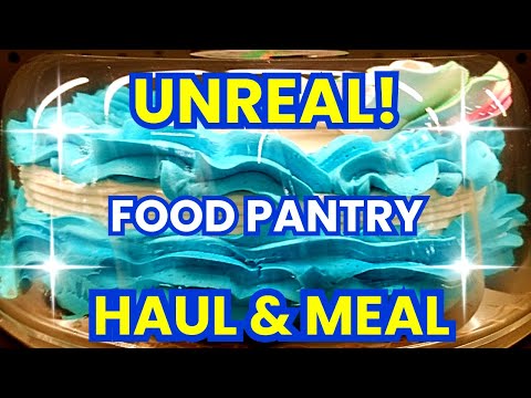 UNREAL Food Pantry Haul 2025 - Frugal Living - Cheap Meals - Food Bank Haul - Frugal Living Tips